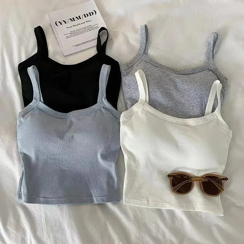 Women Sleeveless Crop Top